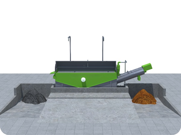 YX80 Sand And Gravel Separator Double Parking Space