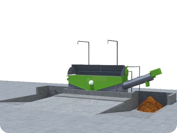 YX80 Sand And Gravel Separator Double Parking Space