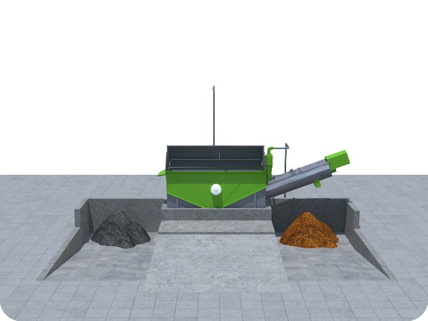 YX60 Single Parking Space Sand And Gravel Separator