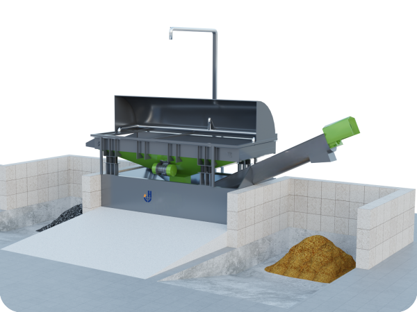 YX60D Single-Station Vibrating Screen Sand And Gravel Separator