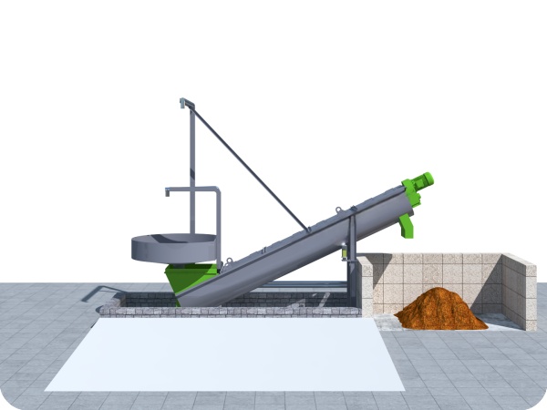 YX6000 Round Bucket Single Spiral Sand And Gravel Separator