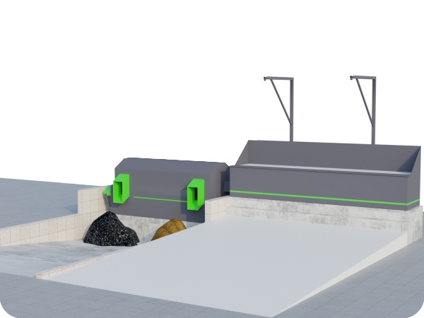 YX40 Drum Sand and Gravel Separator Double Parking