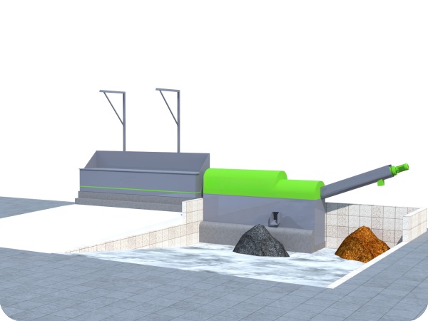 YX30 Drum Sand and Gravel Separator Double Parking