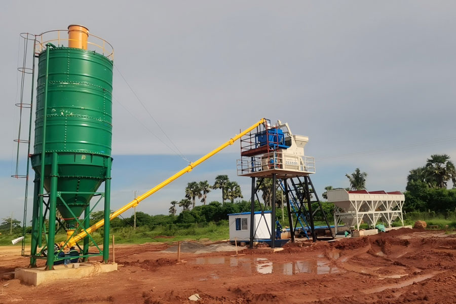 JJHS50 Stationary Concrete Batching Plant