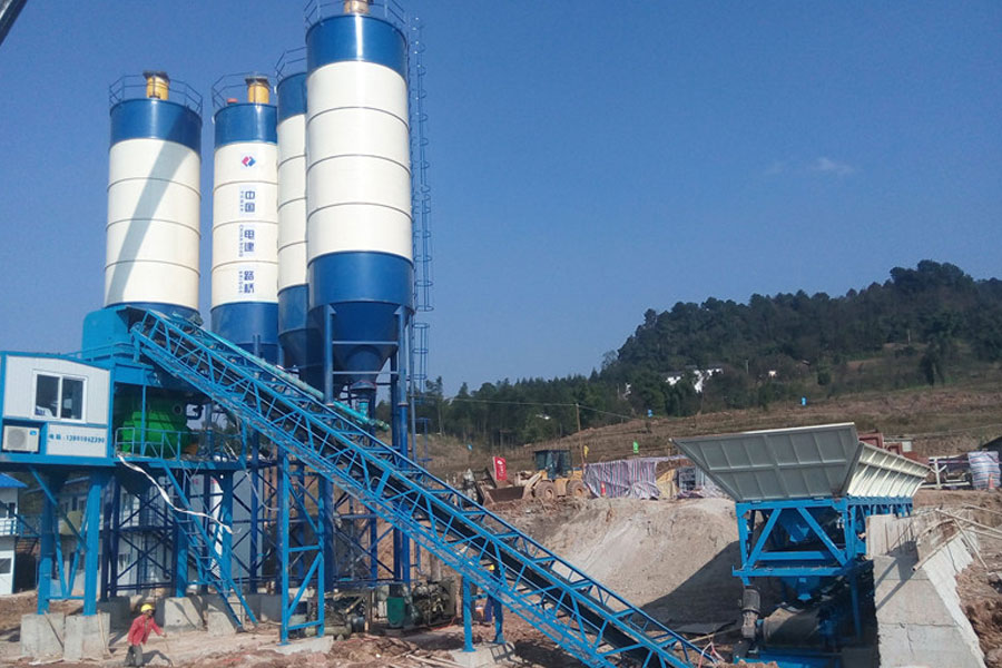 JJHS75 Stationary Concrete Batching Plant