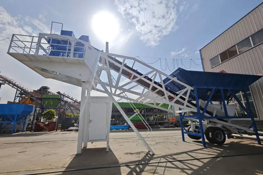 JJHM35 Mobile Concrete Batching Plant