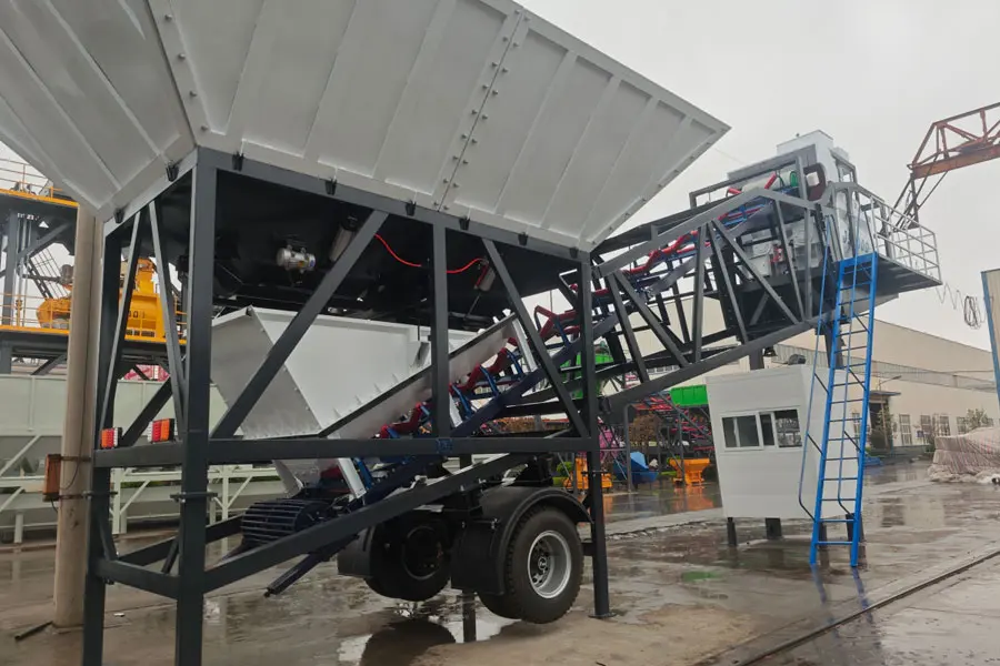 JJHM50 Mobile Concrete Batching Plant