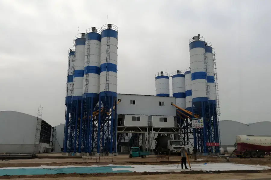 JJHS180 Stationary Concrete Batching Plant