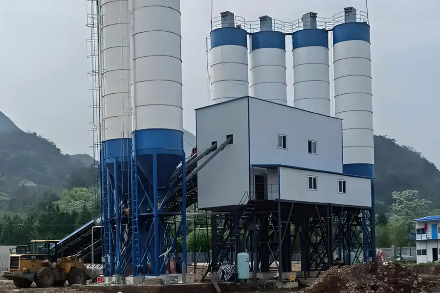 JJHS180 Stationary Concrete Batching Plant